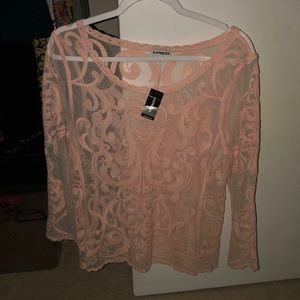 Express sheer shirt